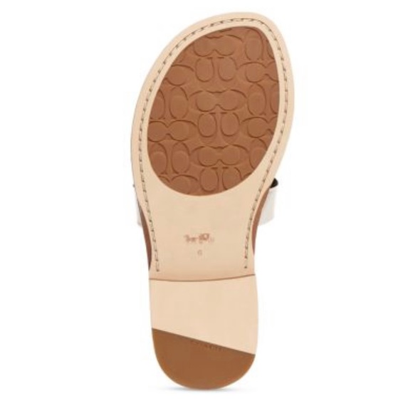 NIB COACH Women's Issa Slip On Woven Slide Sandals - Picture 6 of 7